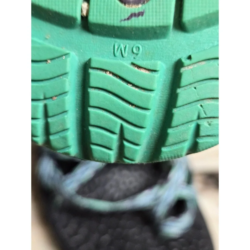 Chaco Z Cloud 2 Womens 9 Sandals Green Blue Double Strap Toe Loop Hiking Shoes‎